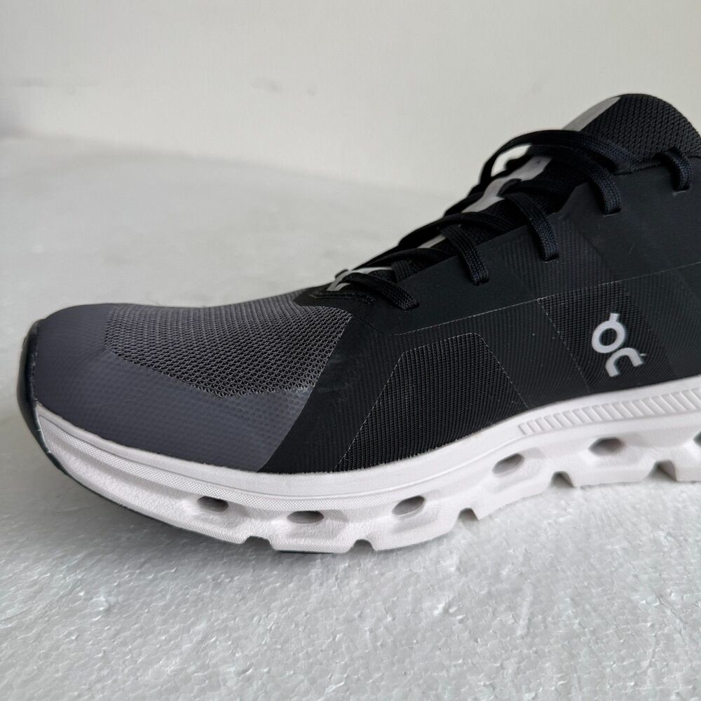 On Men's Cloudrunner Sneakers, Eclipse/Frost, 13 Medium US Running Shoes - Picture 14 of 16